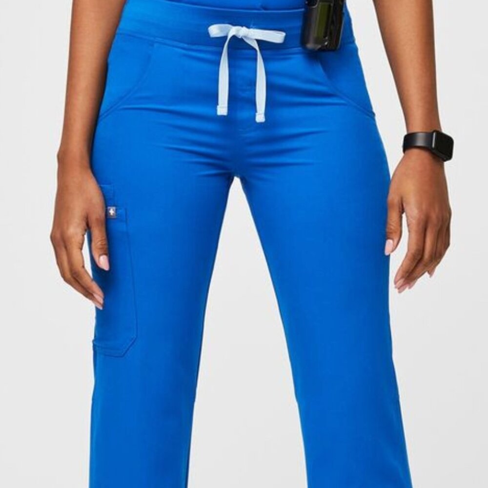Figs royal blue Kade Cargo scrub pants - XS